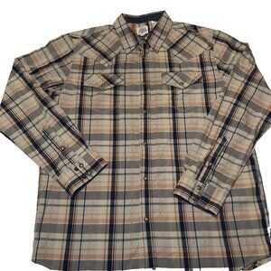 Moonshine Spirit Pearl Snap Shirt Men's Large Western Cowboy Brad Paisley